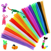 Pipe Cleaners Chenille Stems for DIY Art Supplies Craft Projects 6mmx30cm Christmas Pipe Cleaners Decoration, 200pcs